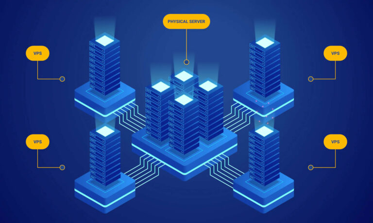 concept diagram of server virtualisation